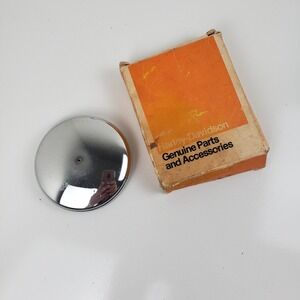 Vintage AMF Harley-Davidson Chrome Gas Cap 61103-52 Vented Fuel Tank Cap OEM Box
